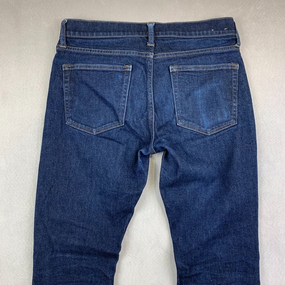 J Crew Mens Pants 31 Blue Jeans 484 Stretch Slim Tapered Japanese Denim 31x30 - Picture 12 of 14